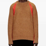 Maglione a coste in marrone Diesel - uomo 