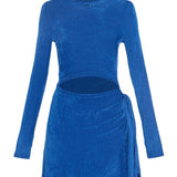 Abito con collo rialzato in blu Diesel - donna 