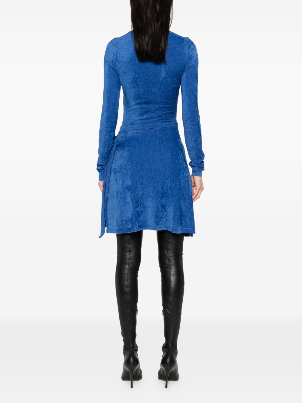 Abito con collo rialzato in blu Diesel - donna 
