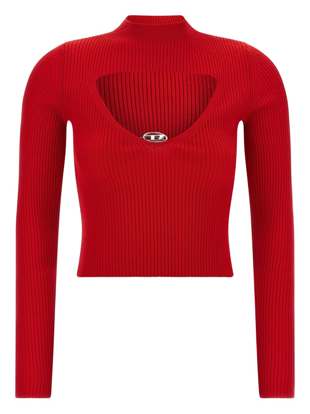 Maglione a coste in rosso Diesel - donna 