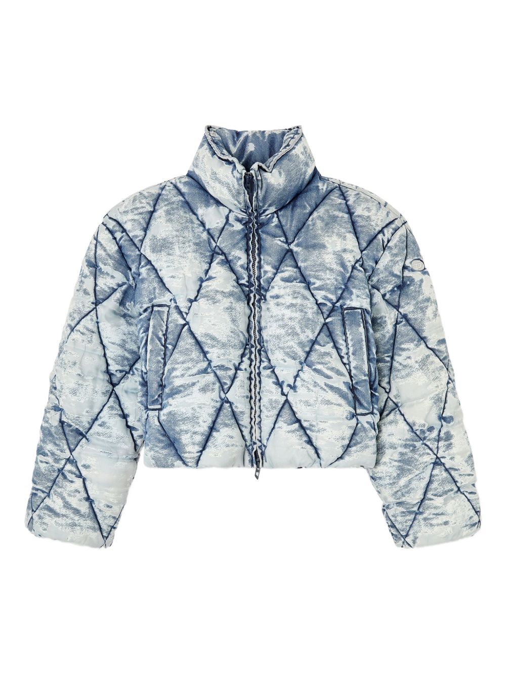Giacca imbottita denim w-histel in celeste Diesel - donna 