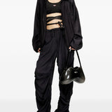 Top annodabile T-Leya-Tail-R1 con spalline in nero Diesel - donna 