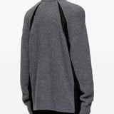 Maglione K-Lollo-TN a coste in grigio Diesel - uomo 