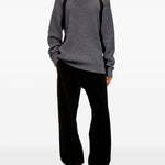 Maglione K-Lollo-TN a coste in grigio Diesel - uomo 