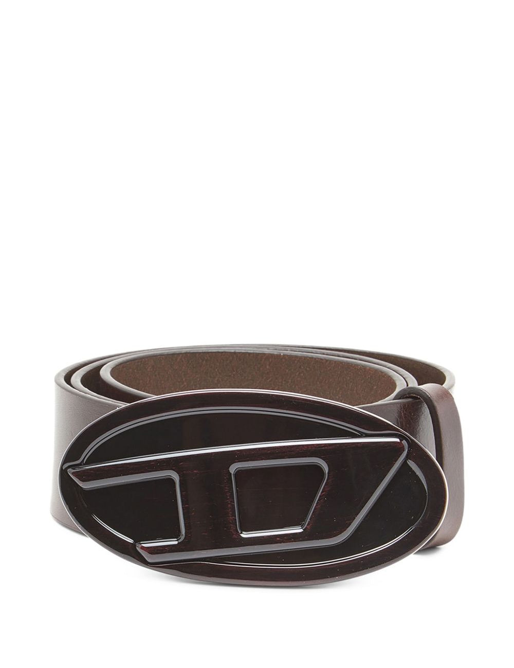 Cintura B-1DR con fibbia ovale in marrone Diesel - unisex 
