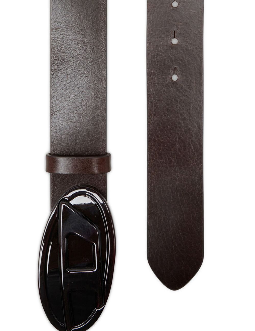 Cintura B-1DR con fibbia ovale in marrone Diesel - unisex 