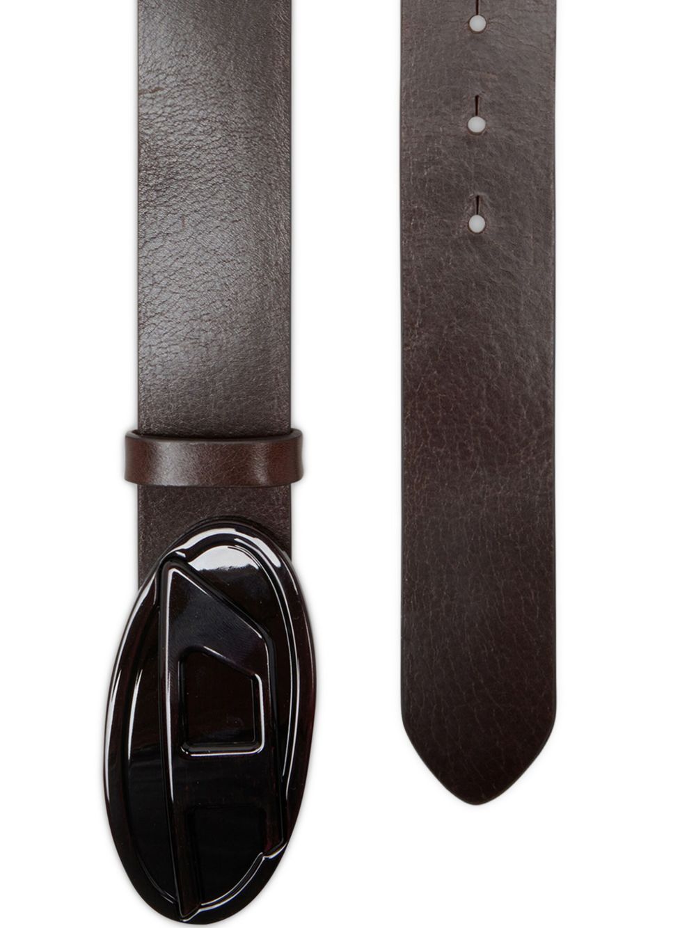 Cintura B-1DR con fibbia ovale in marrone Diesel - unisex 