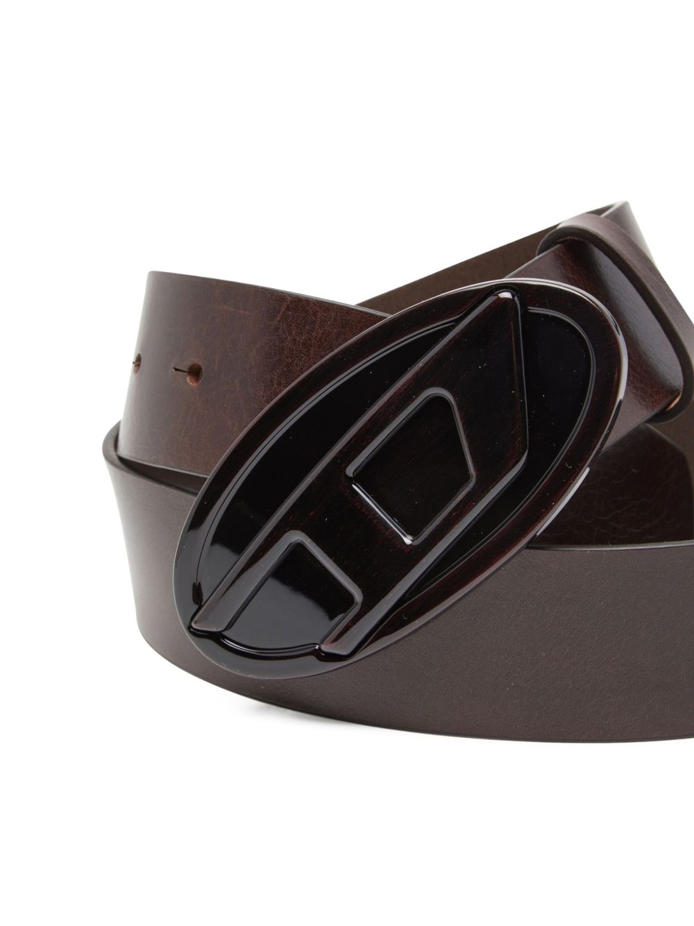 Cintura B-1DR con fibbia ovale in marrone Diesel - unisex 
