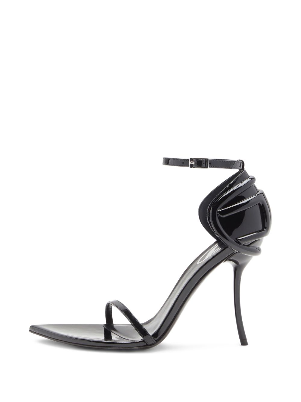 Sandali in pelle D-Ten & Half in nero Diesel - donna 