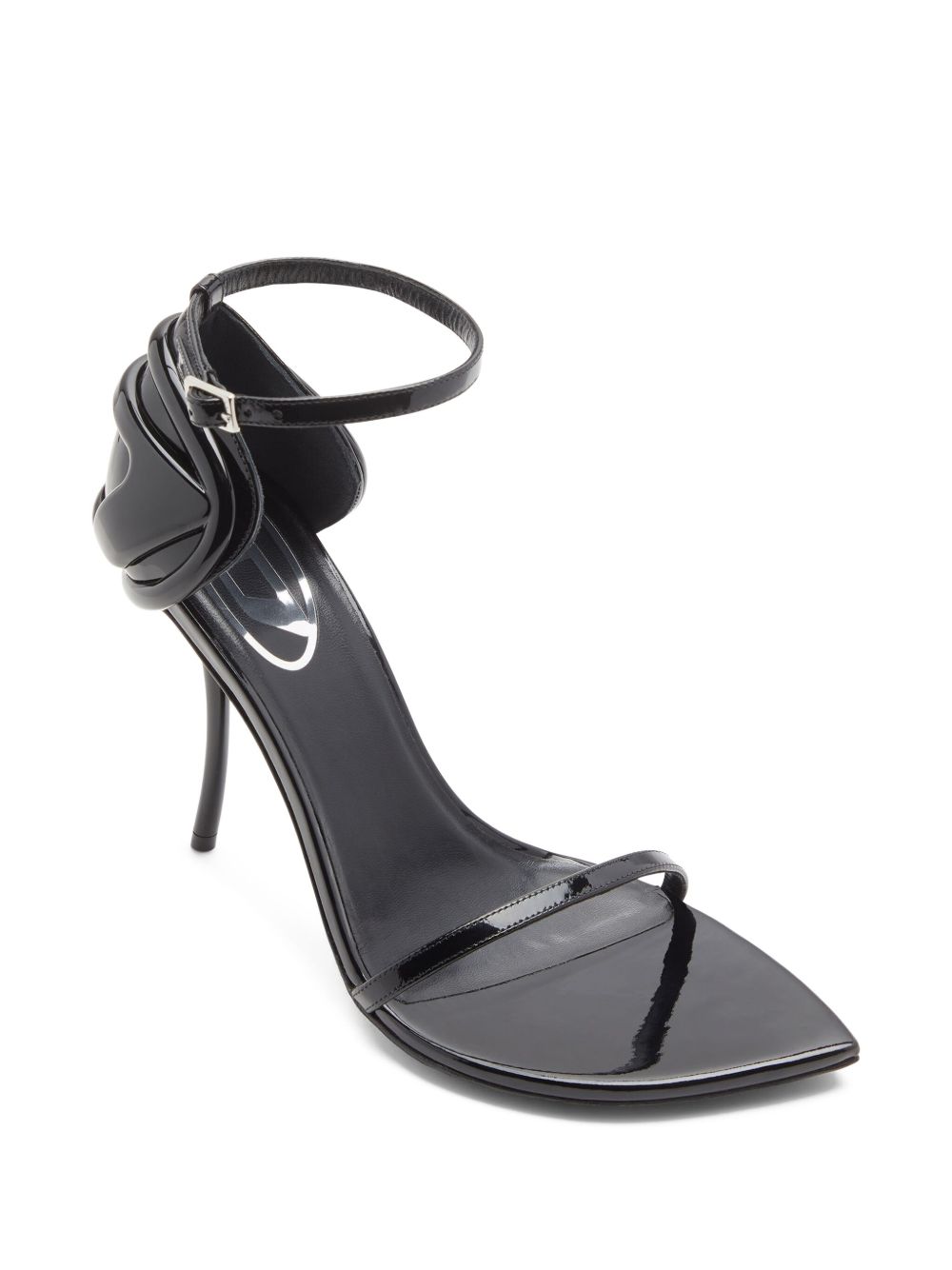 Sandali in pelle D-Ten & Half in nero Diesel - donna 