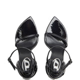 Sandali in pelle D-Ten & Half in nero Diesel - donna 