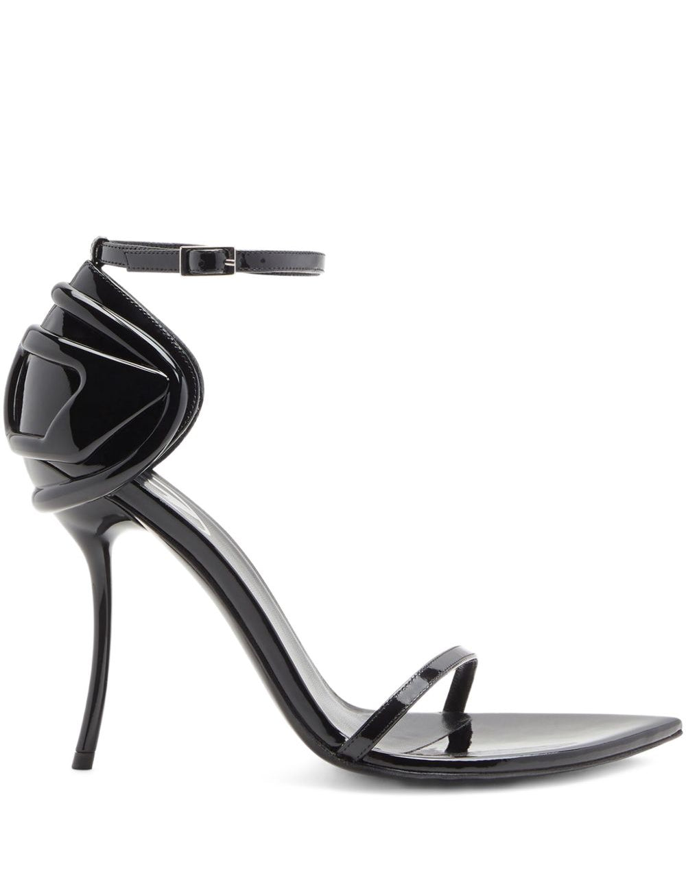 Sandali in pelle D-Ten & Half in nero Diesel - donna 