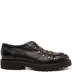 Derby stringate in pelle in marrone Doucal's - uomo 