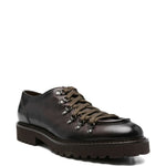 Derby stringate in pelle in marrone Doucal's - uomo 