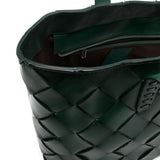 Borsa intrecciata japan in verde Dragon diffusion - donna 