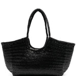 Borsa intrecciata nantucket  in nero Dragon diffusion - donna 