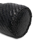 Borsa pompom intrecciata in nero Dragon diffusion - donna 