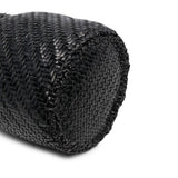 Borsa pompom intrecciata in nero Dragon diffusion - donna 