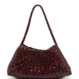 Borsa a spalla Rosanna mini Santa Croce in bordeaux 