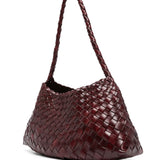 Borsa a spalla Rosanna mini Santa Croce in bordeaux 