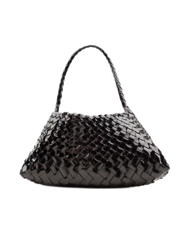 Borsa a spalla Rosanna mini Santa Croce in nero 