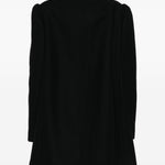 Cappotto in misto lana con lacci in nero Dries van noten - donna 
