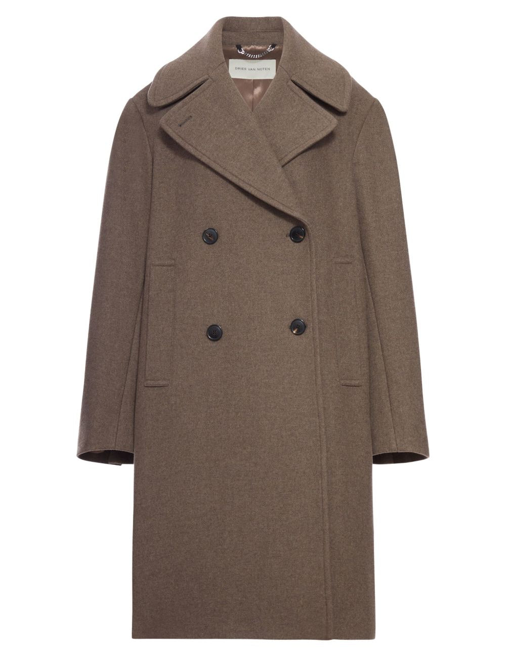Cappotto doppiopetto raquel in marrone Dries van noten - donna 