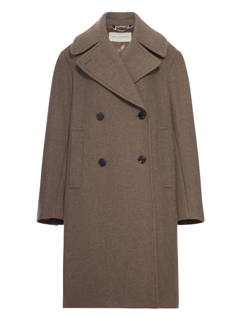 Cappotto doppiopetto raquel in marrone Dries van noten - donna 