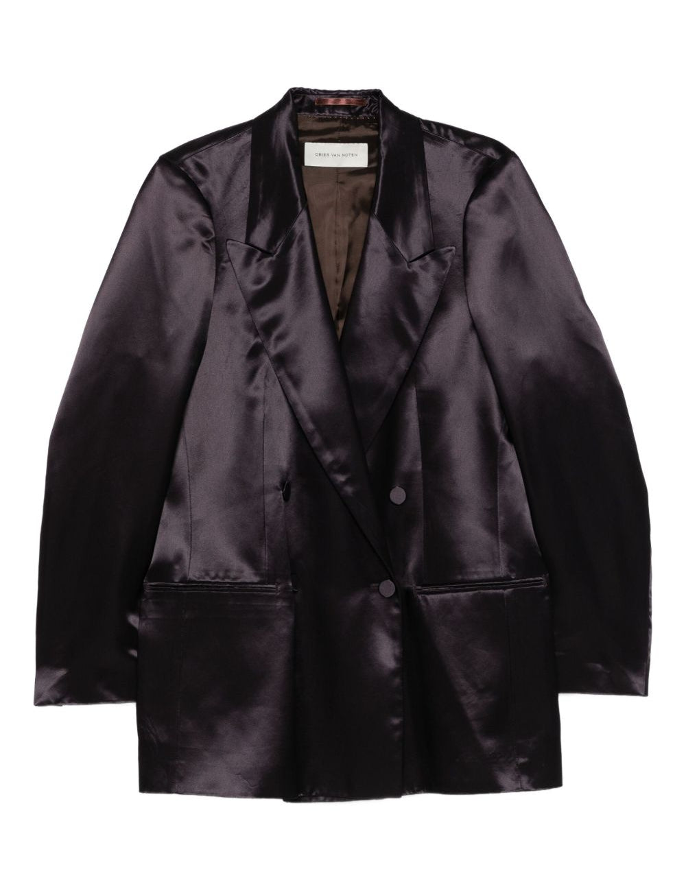 Blazer satinato blink in viola Dries van noten - donna 