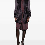 Blazer satinato blink in viola Dries van noten - donna 