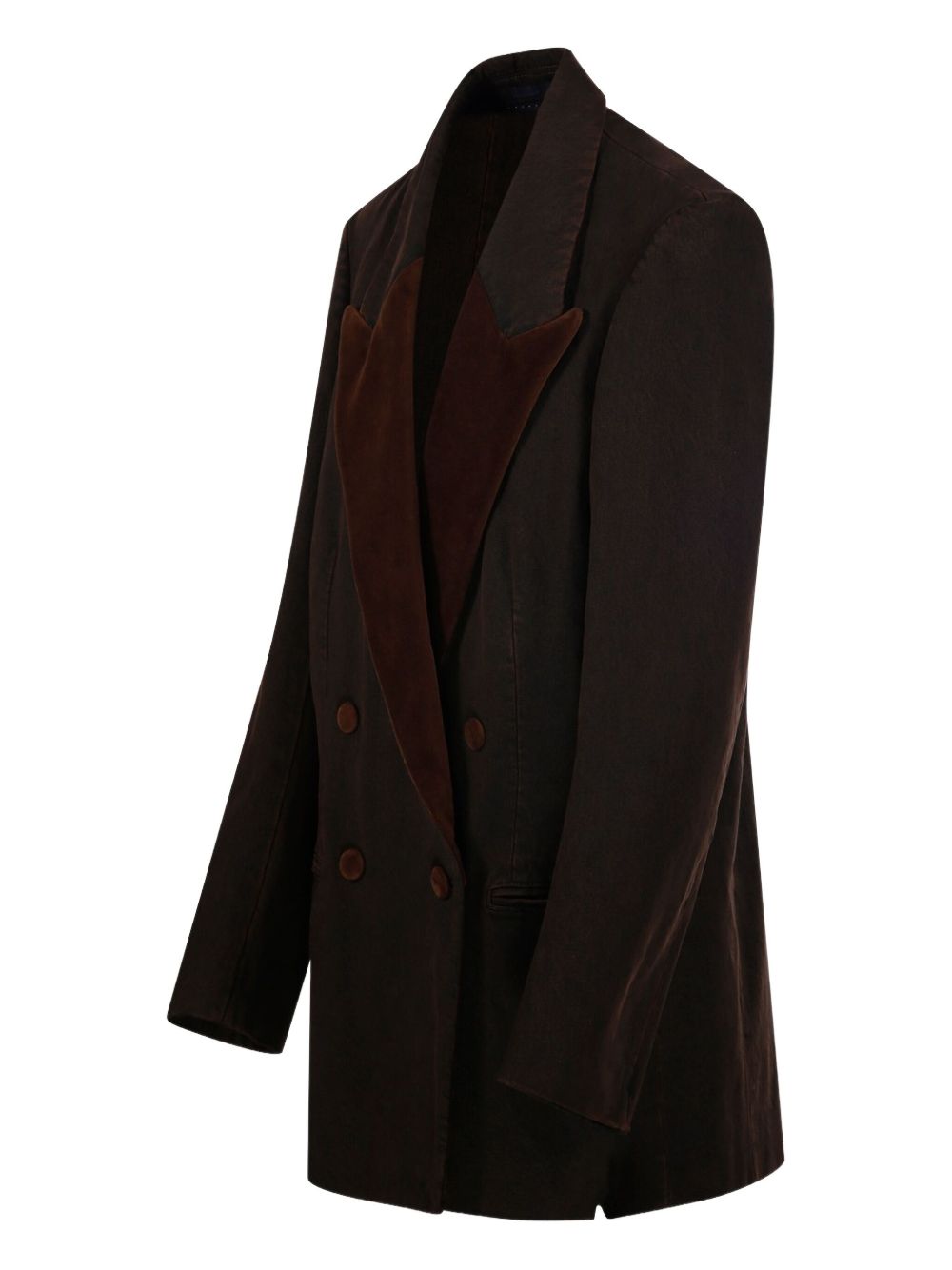Blazer doppiopetto blink in marrone Dries van noten - donna 