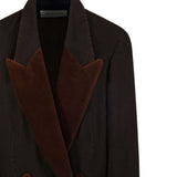 Blazer doppiopetto blink in marrone Dries van noten - donna 