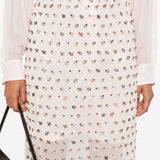Gonna con cristalli sokna in rosa Dries van noten - donna 