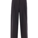 Pantalone a gamba ampia partan in grigio Dries van noten - donna 