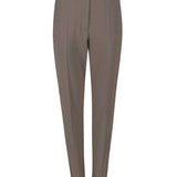 Pantaloni con piega stampata in marrone Dries van noten - donna 