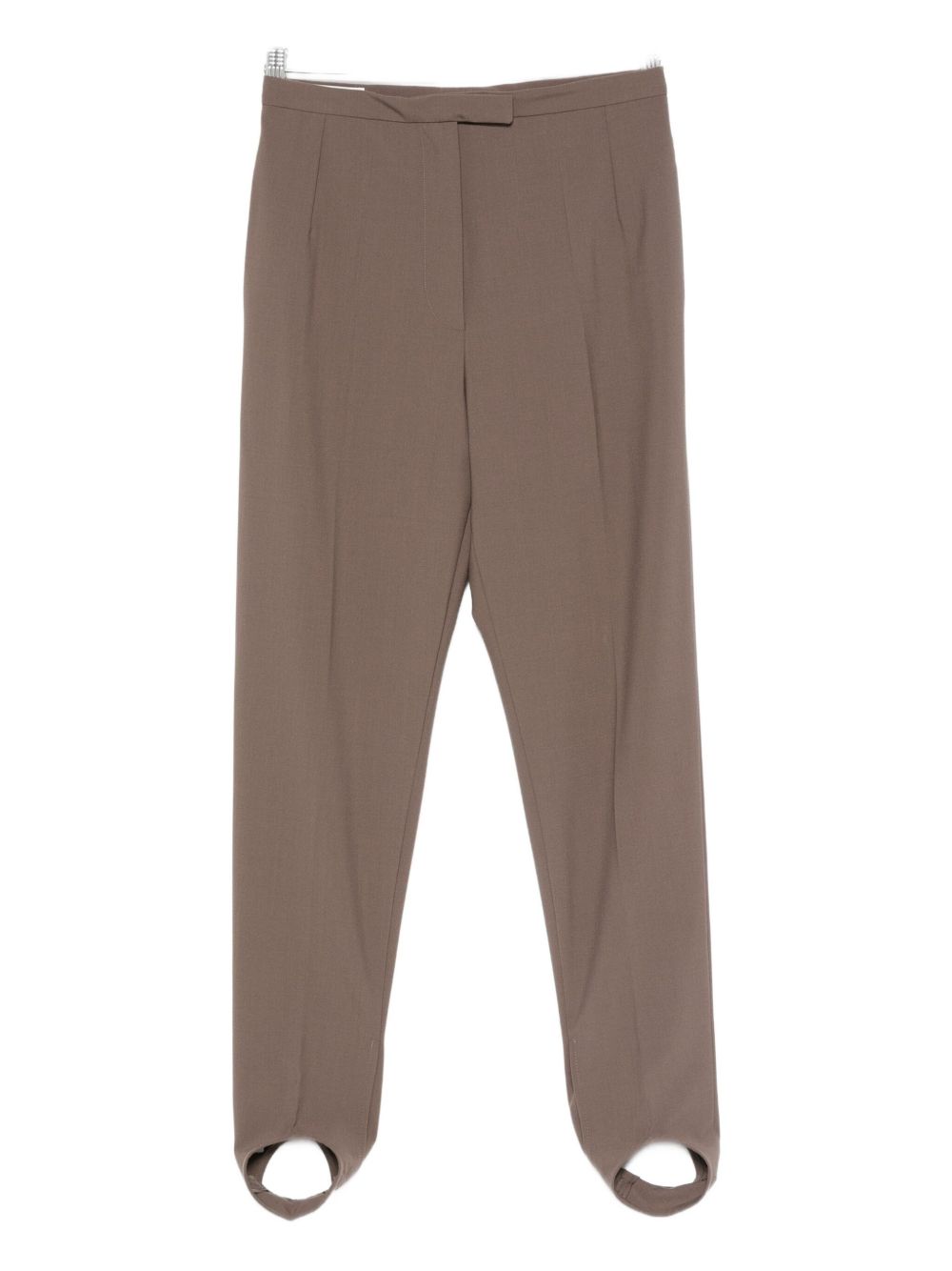 Pantaloni con piega stampata in marrone Dries van noten - donna 