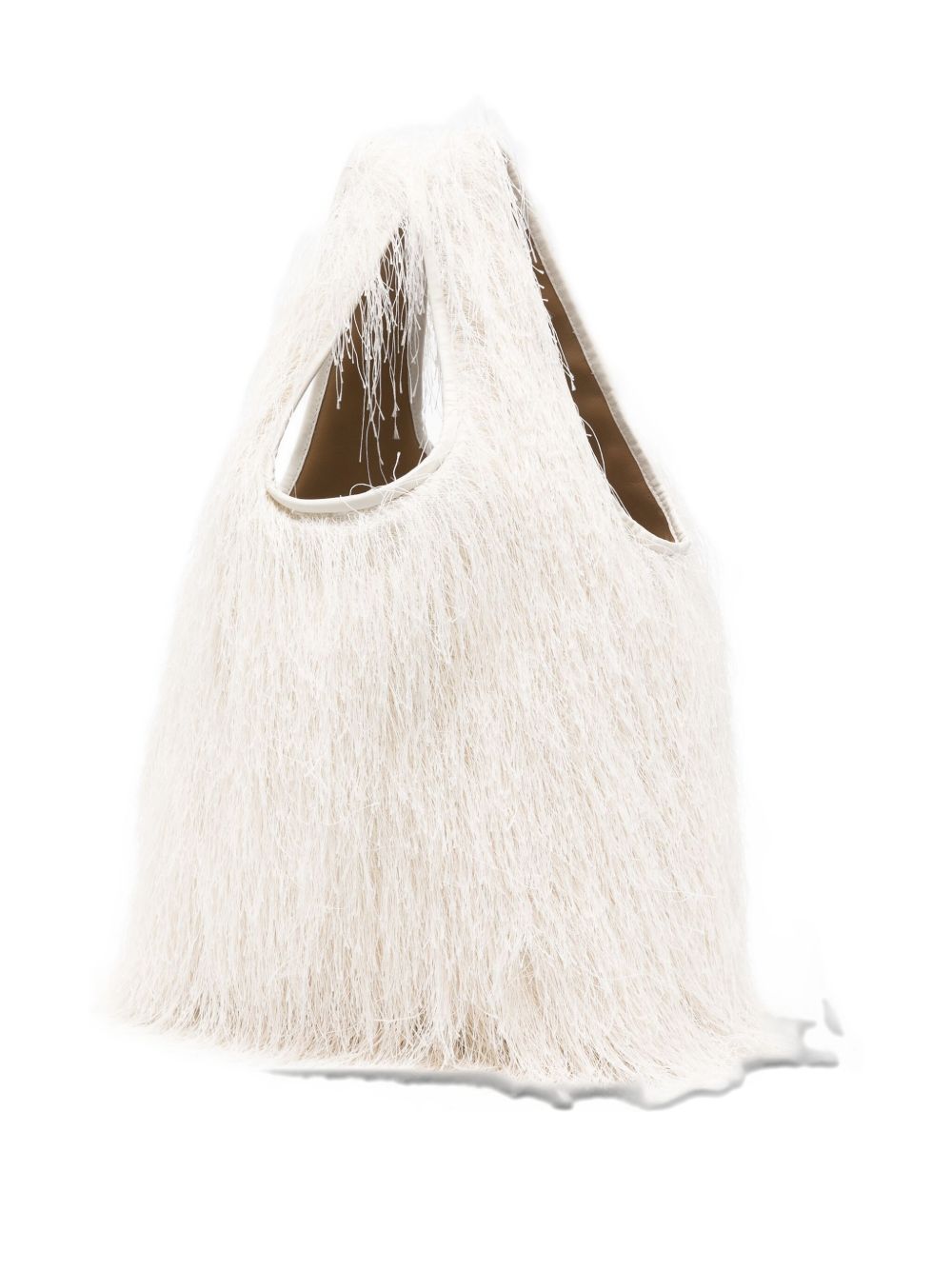 Borsa con frange in bianco Dries van noten - donna 
