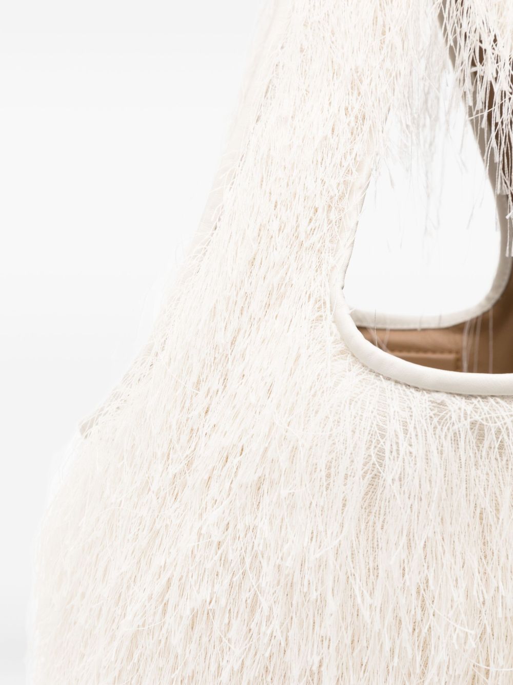 Borsa con frange in bianco Dries van noten - donna 