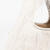 Borsa con frange in bianco Dries van noten - donna 