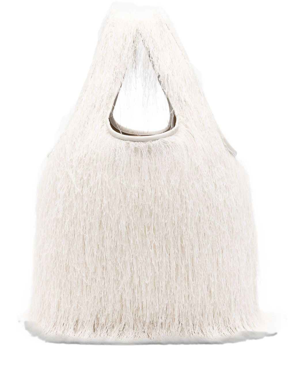 Borsa con frange in bianco Dries van noten - donna 