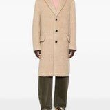 Cappotto monopetto rustic in beige Dries van noten - uomo 