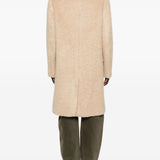 Cappotto monopetto rustic in beige Dries van noten - uomo 