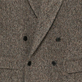 Blazer oversize in tweed di misto lana rodgers in marrone Dries van noten - uomo 