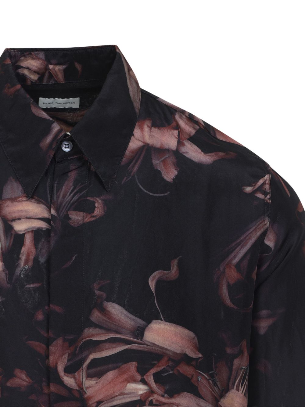 Camicia con stampa grafica Carvies multicolore Dries van noten - uomo 