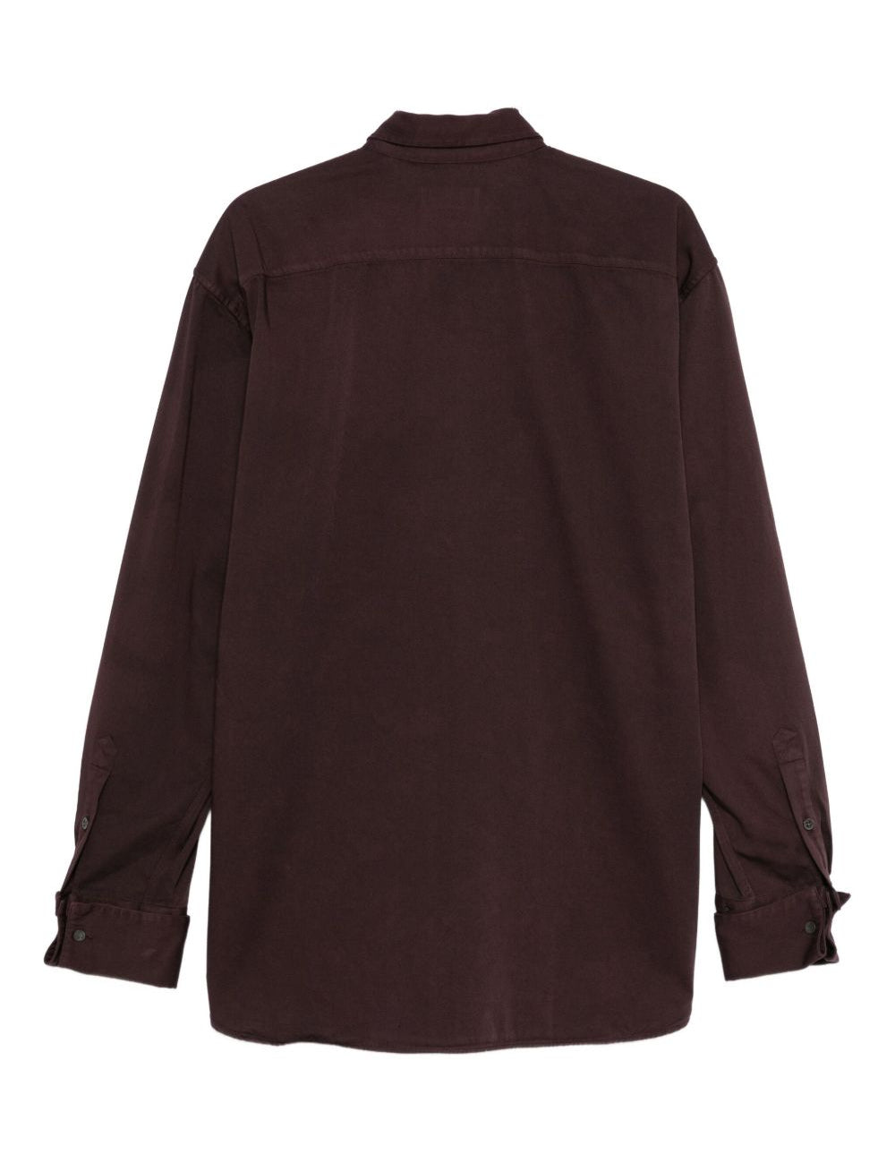 Camicia oversize croomd in bordeaux Dries van noten - uomo 