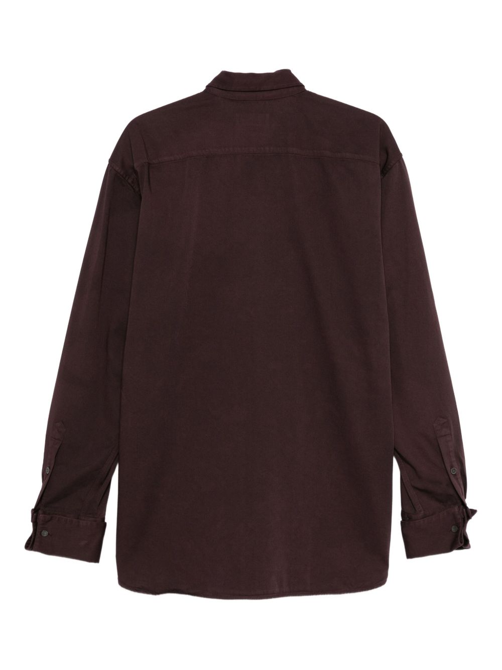 Camicia oversize croomd in bordeaux Dries van noten - uomo 