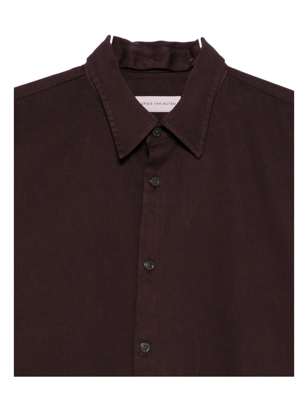 Camicia oversize croomd in bordeaux Dries van noten - uomo 