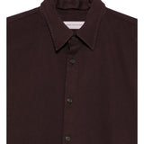 Camicia oversize croomd in bordeaux Dries van noten - uomo 