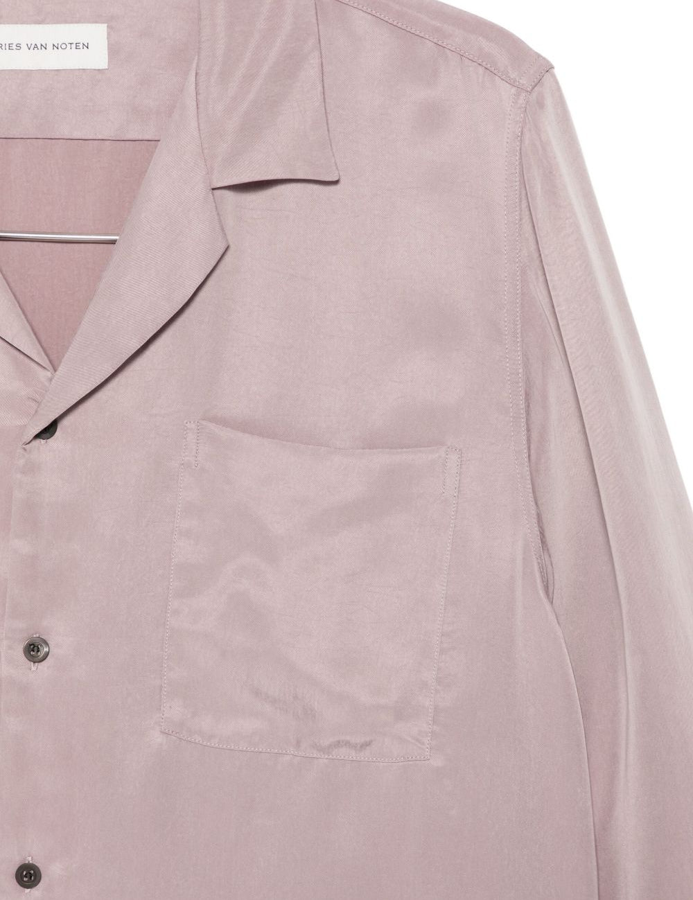 Camicia a maniche lunghe cartly in rosa Dries van noten - uomo 