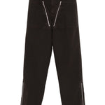 Pantaloni pexior con zip in marrone Dries van noten - uomo 